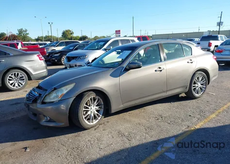 2012 Infiniti G37 Journey из США, поврежденный, VIN JN1CV6AP8CM626893